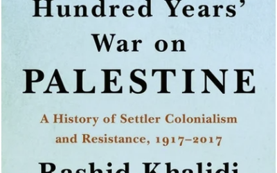 Book Group: A 100 Years War on Palestine